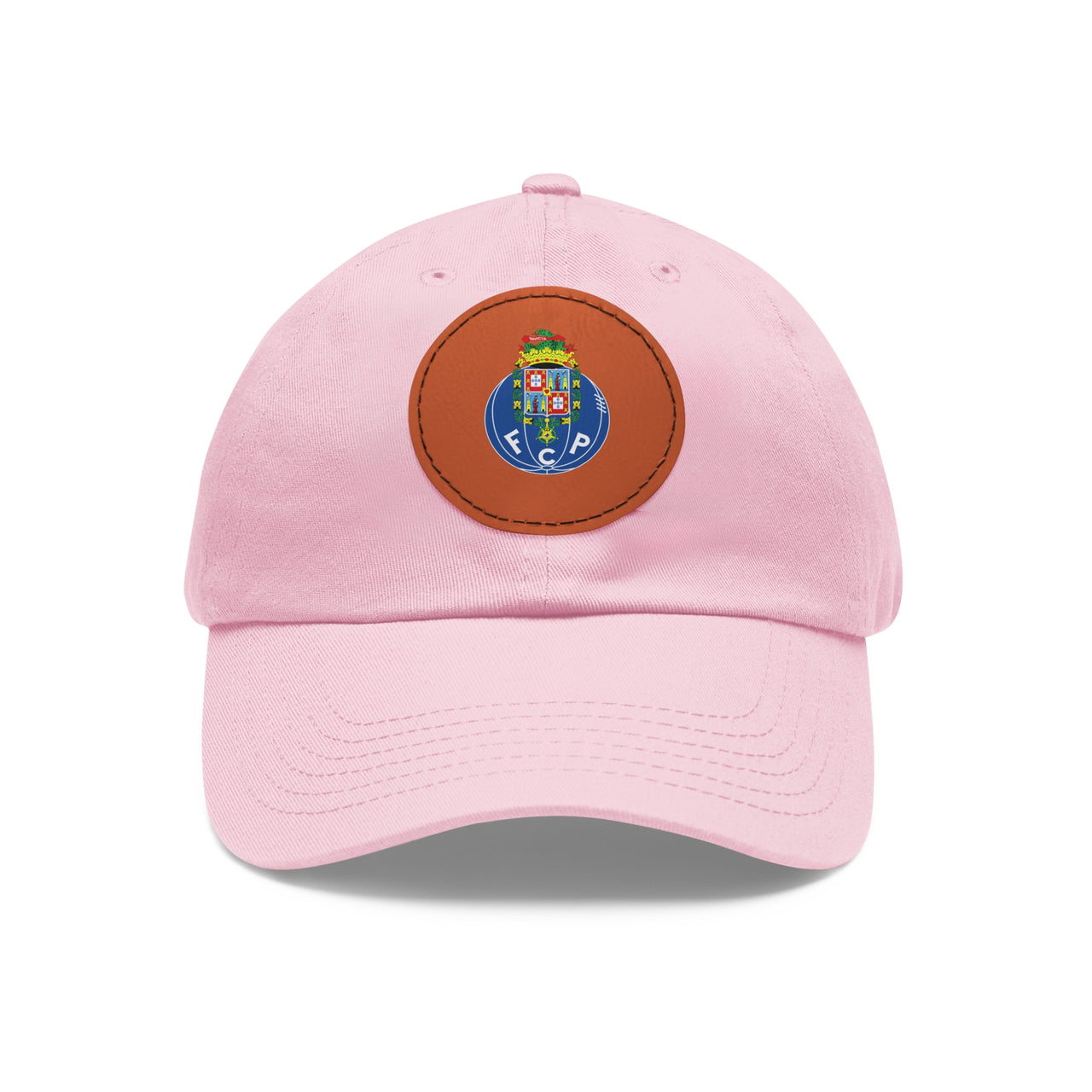 Porto Dad Hat with Leather Patch (Round)