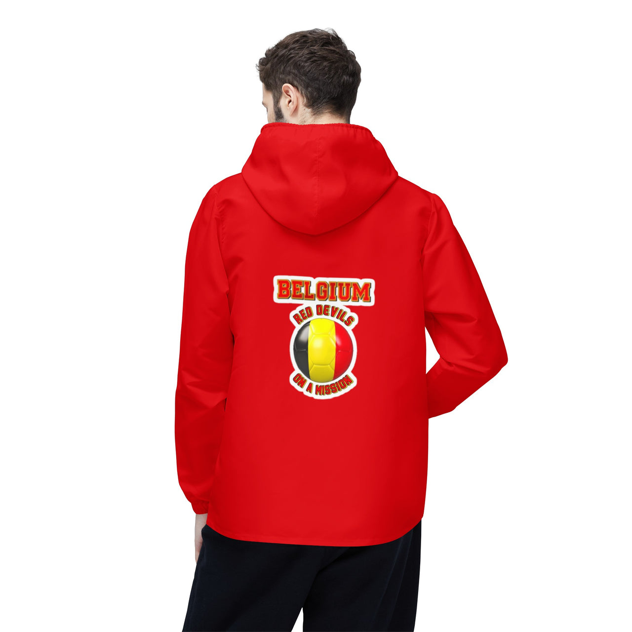 Belgium National Team Unisex Windbreaker Jacket (AOP)