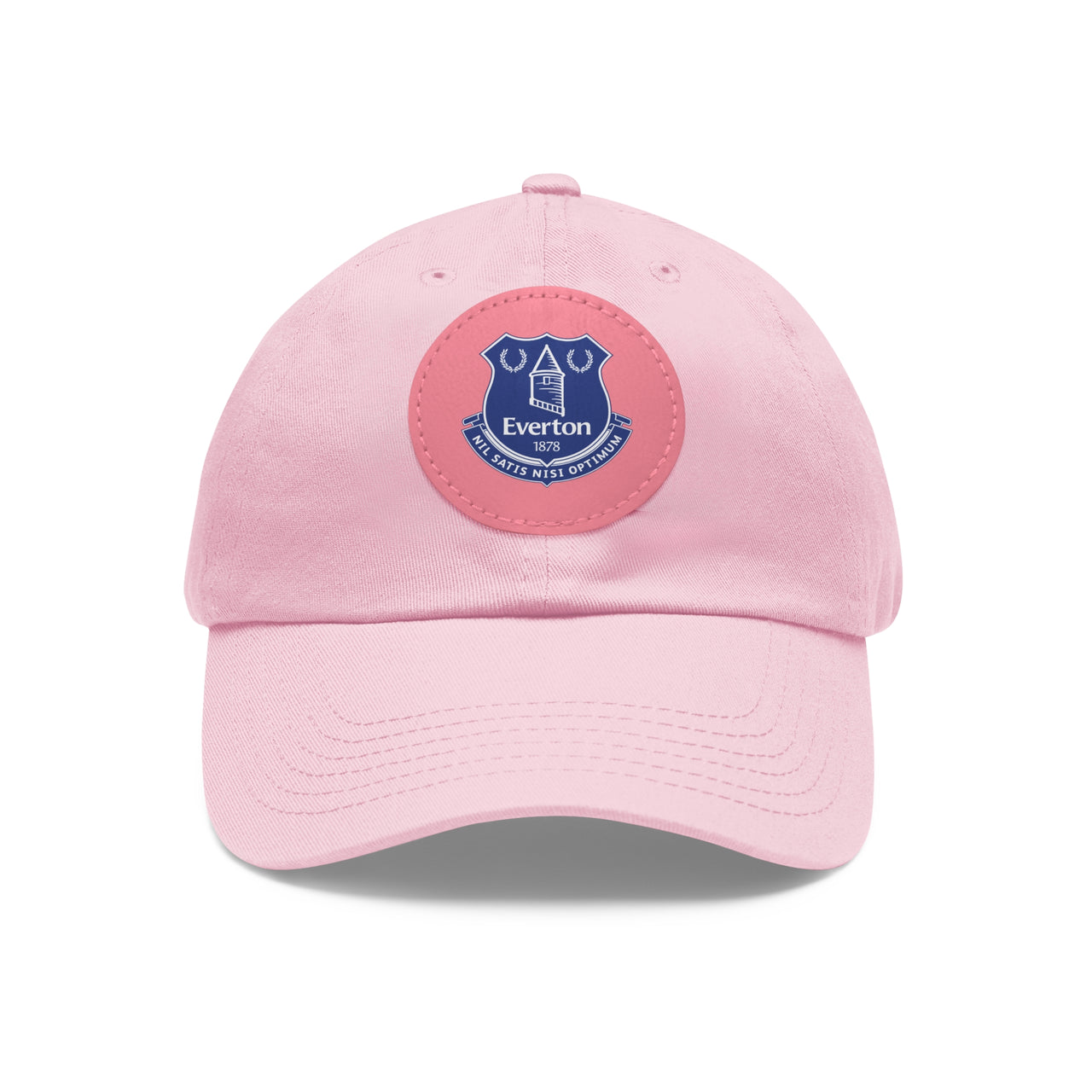 Everton Dad Hat with Leather Patch (Round)