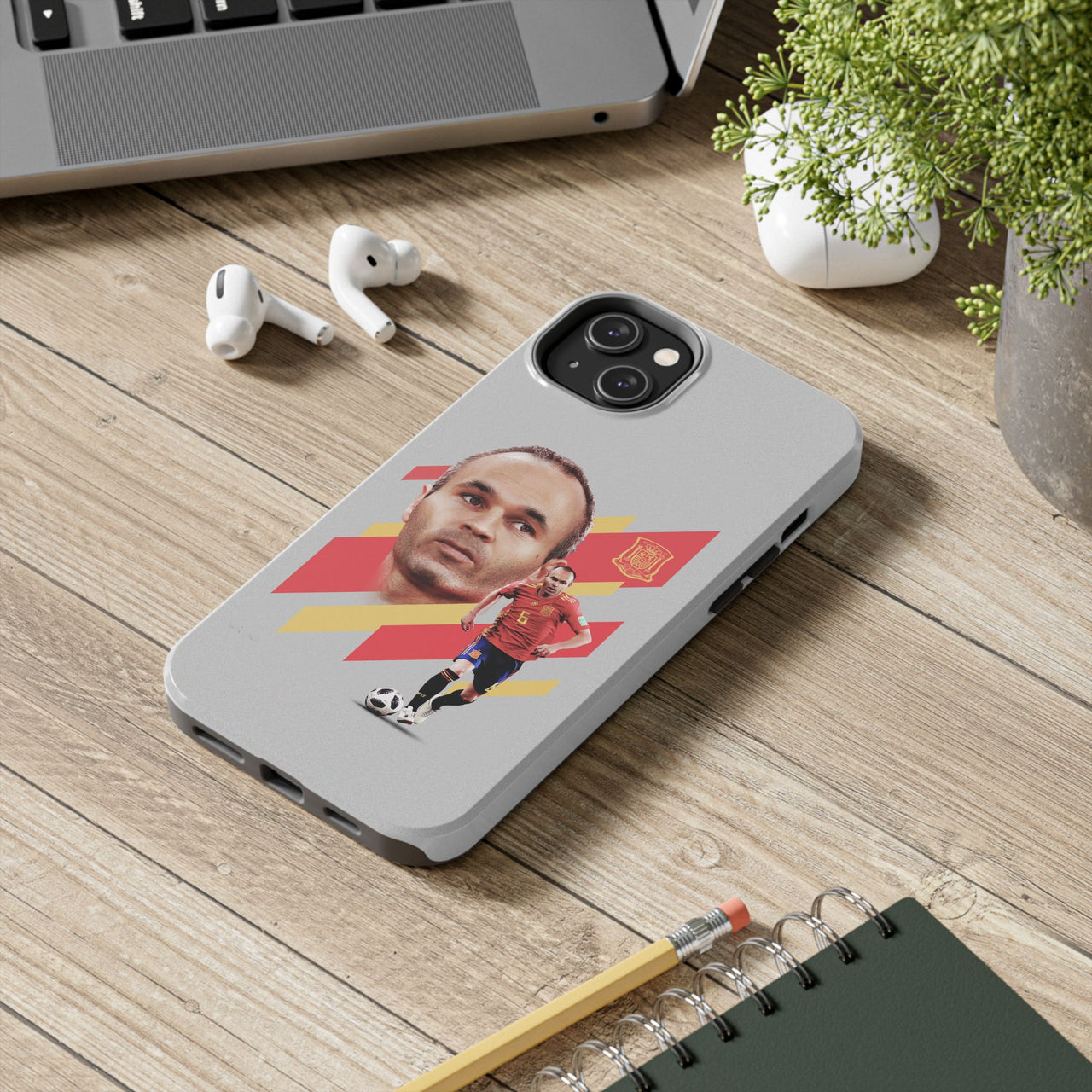 Andrés  Iniesta Spanish National Team Tough Phone Case