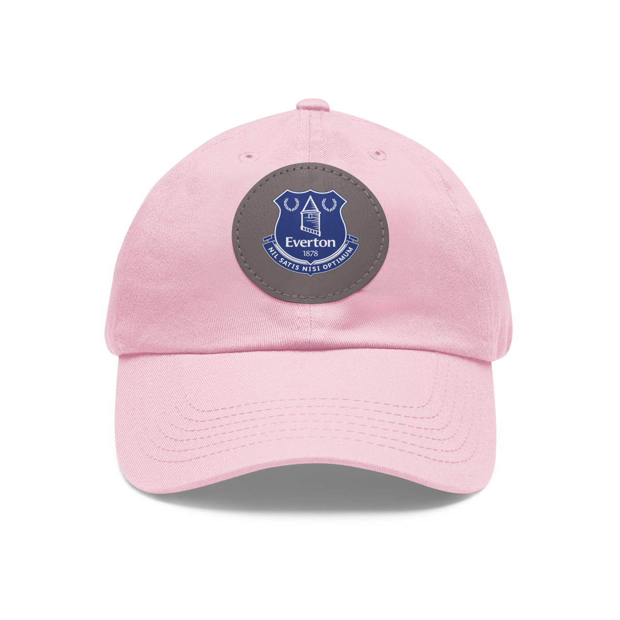 Everton Dad Hat with Leather Patch (Round)