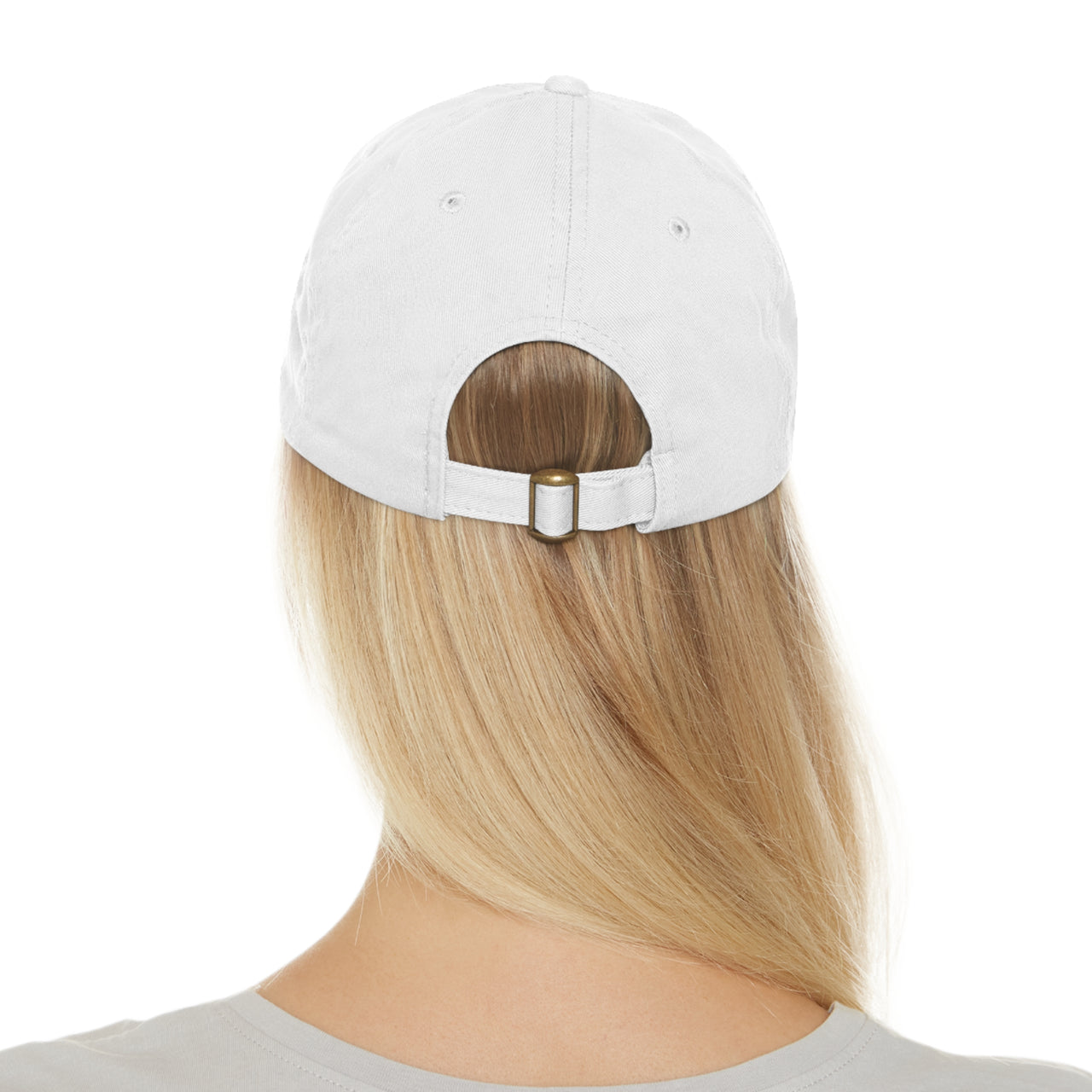 Real Madrid Los Blancos Dad Hat with Leather Patch (Round)