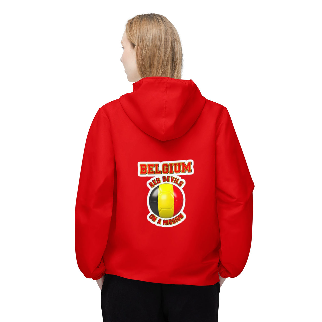 Belgium National Team Unisex Windbreaker Jacket (AOP)