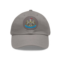 Thumbnail for Newcastle Dad Hat with Leather Patch (Round)