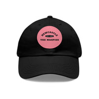 Thumbnail for Newcastle Slogan Dad Hat with Leather Patch (Round)