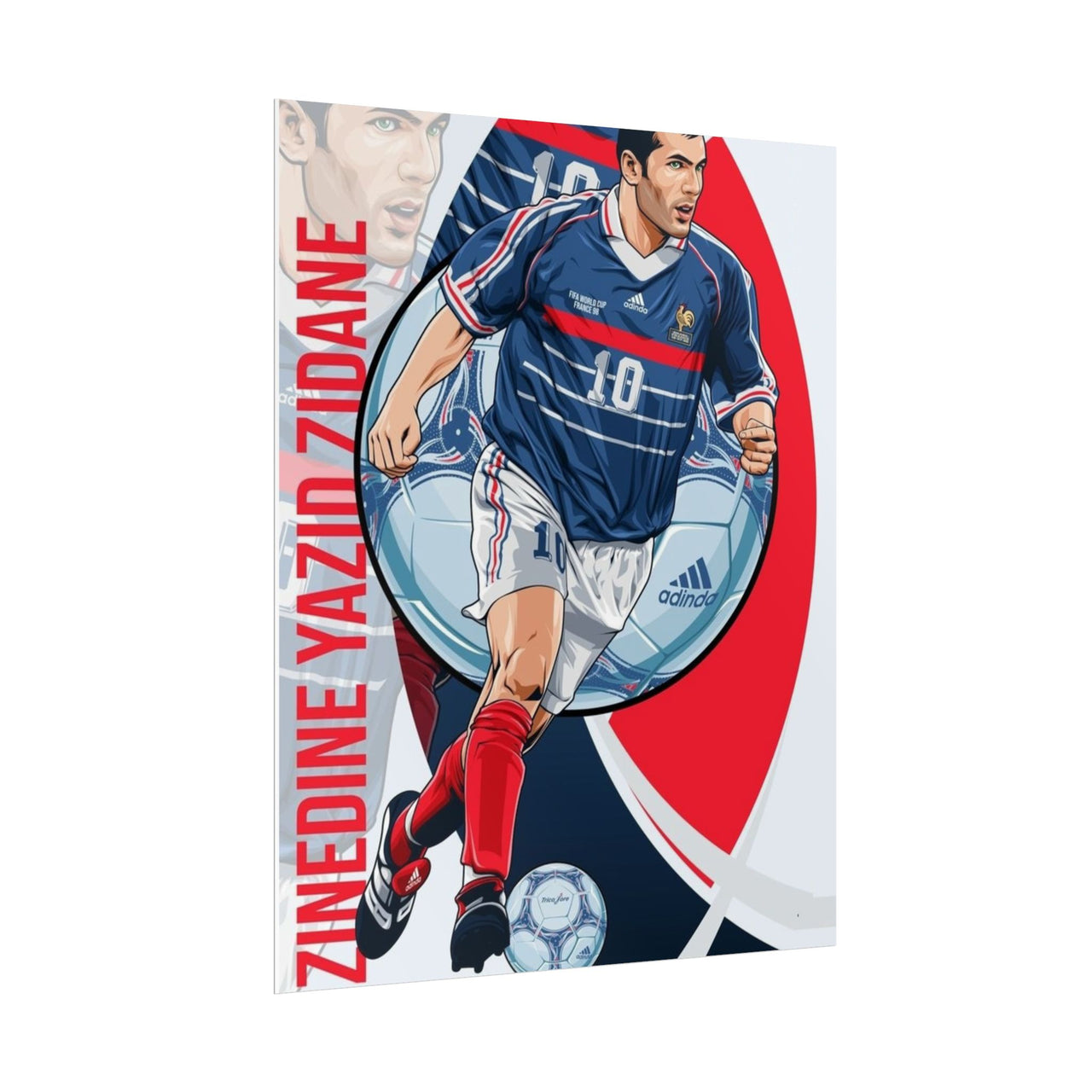 Zinedine Zidane France Rolled Posters