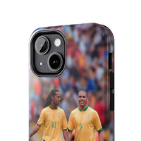 Thumbnail for Ronaldinho and Ronaldo Phenomenon Tough Phone Case - Brazil National Team