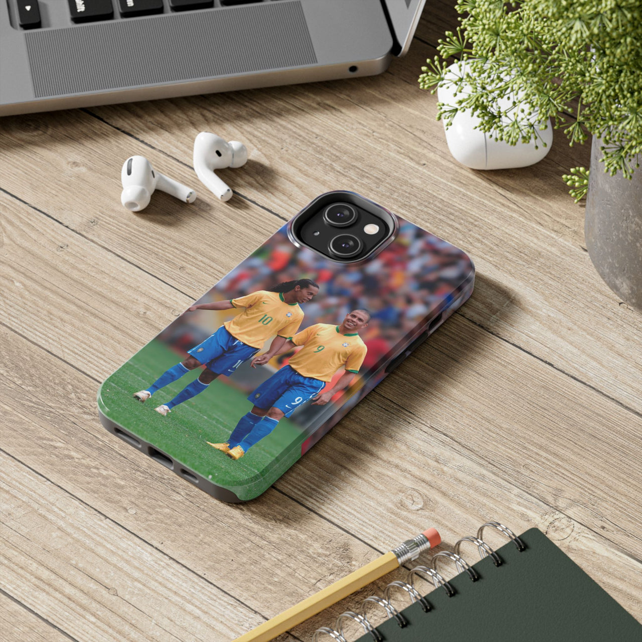 Ronaldinho and Ronaldo Phenomenon Tough Phone Case - Brazil National Team