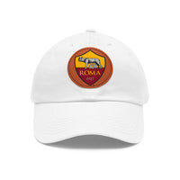 Thumbnail for Roma Dad Hat with Leather Patch (Round)