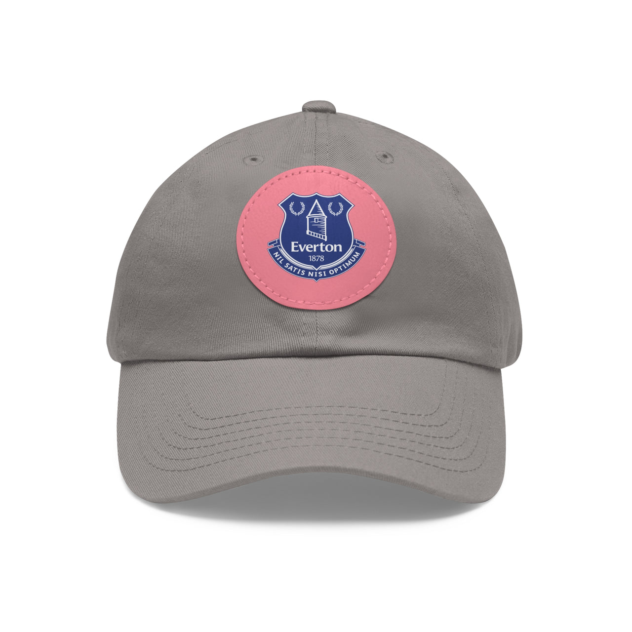 Everton Dad Hat with Leather Patch (Round)