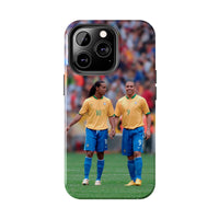 Thumbnail for Ronaldinho and Ronaldo Phenomenon Tough Phone Case - Brazil National Team