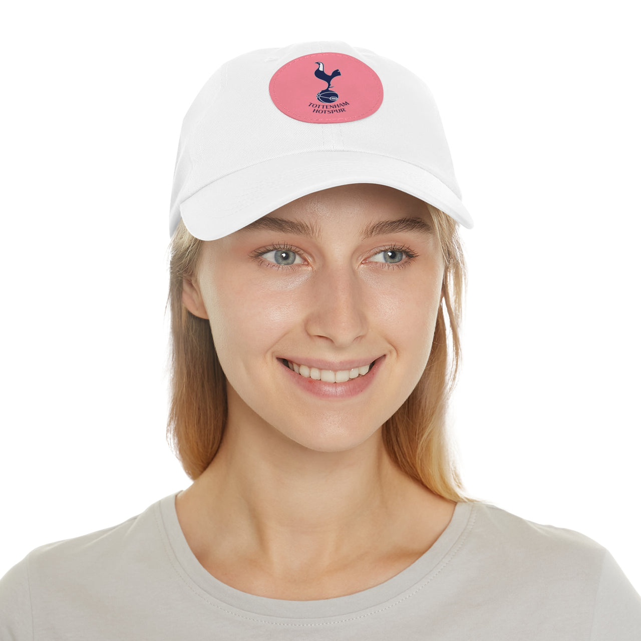 Tottenham Dad Hat with Leather Patch (Round)