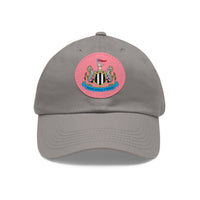 Thumbnail for Newcastle Dad Hat with Leather Patch (Round)