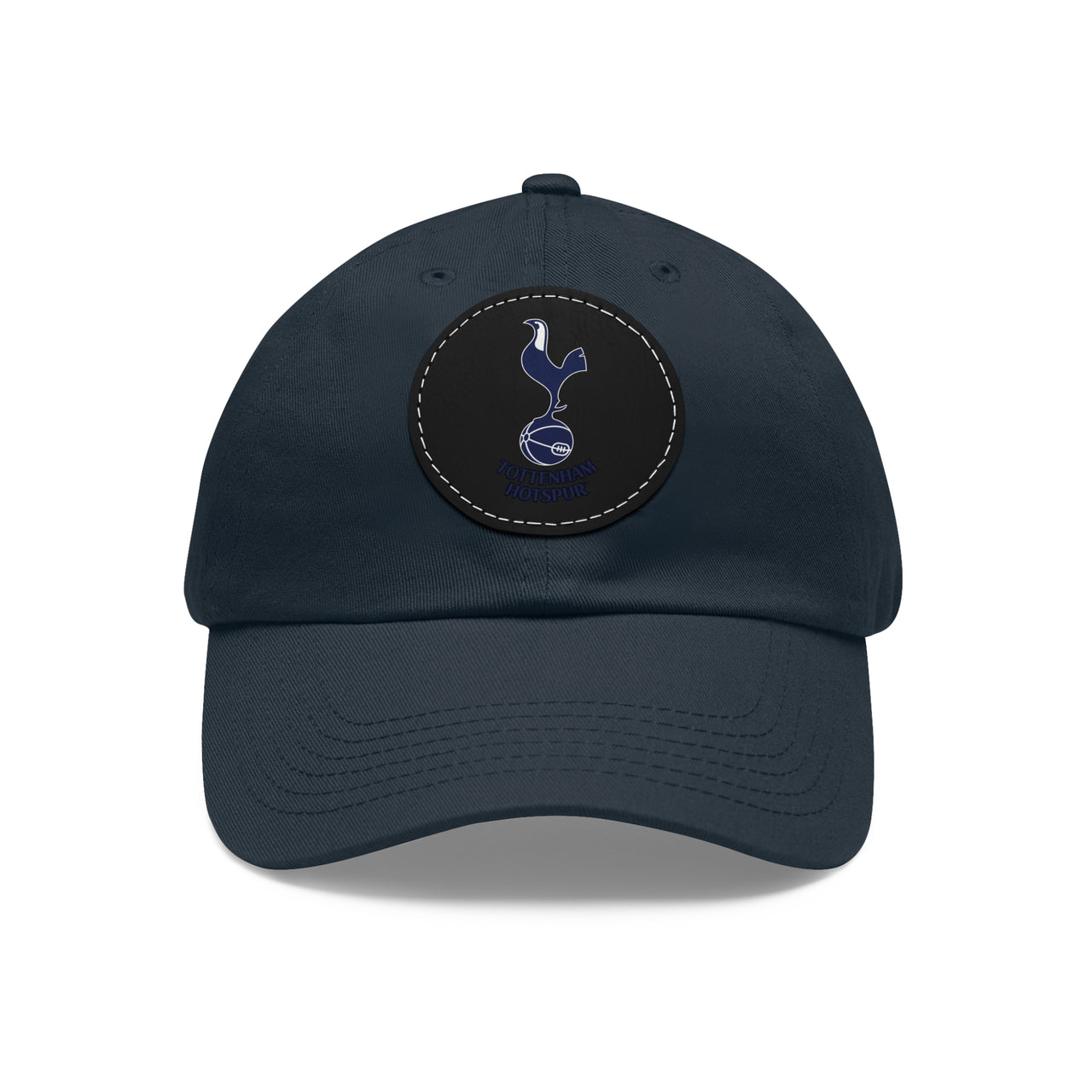 Tottenham Dad Hat with Leather Patch (Round)