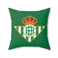 Thumbnail for Real Betis Spun Polyester Square Pillow