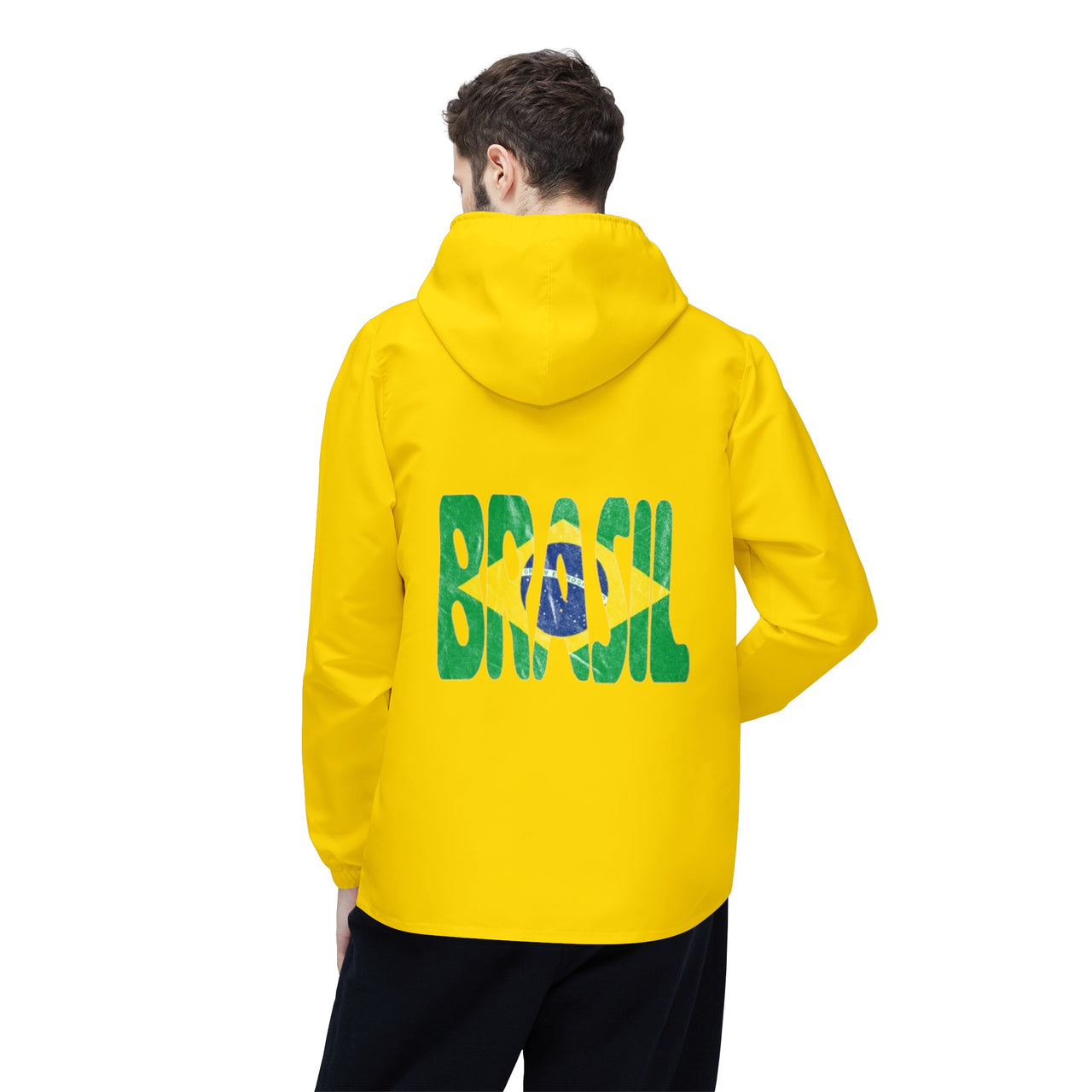 Brazil National Team Unisex Windbreaker Jacket (AOP)