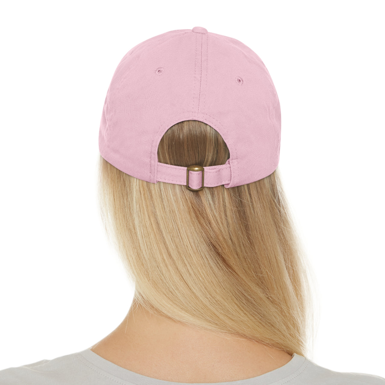 Everton Dad Hat with Leather Patch (Round)