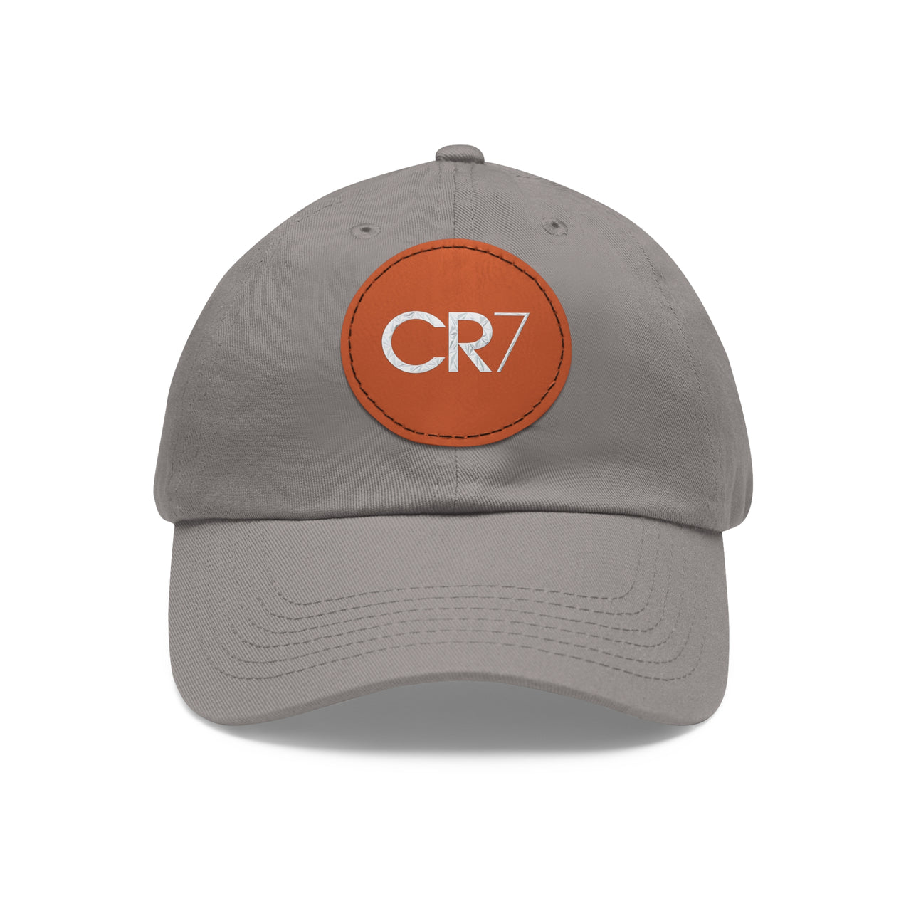 Cristiano Ronaldo CR7 Dad Hat with Leather Patch (Round)