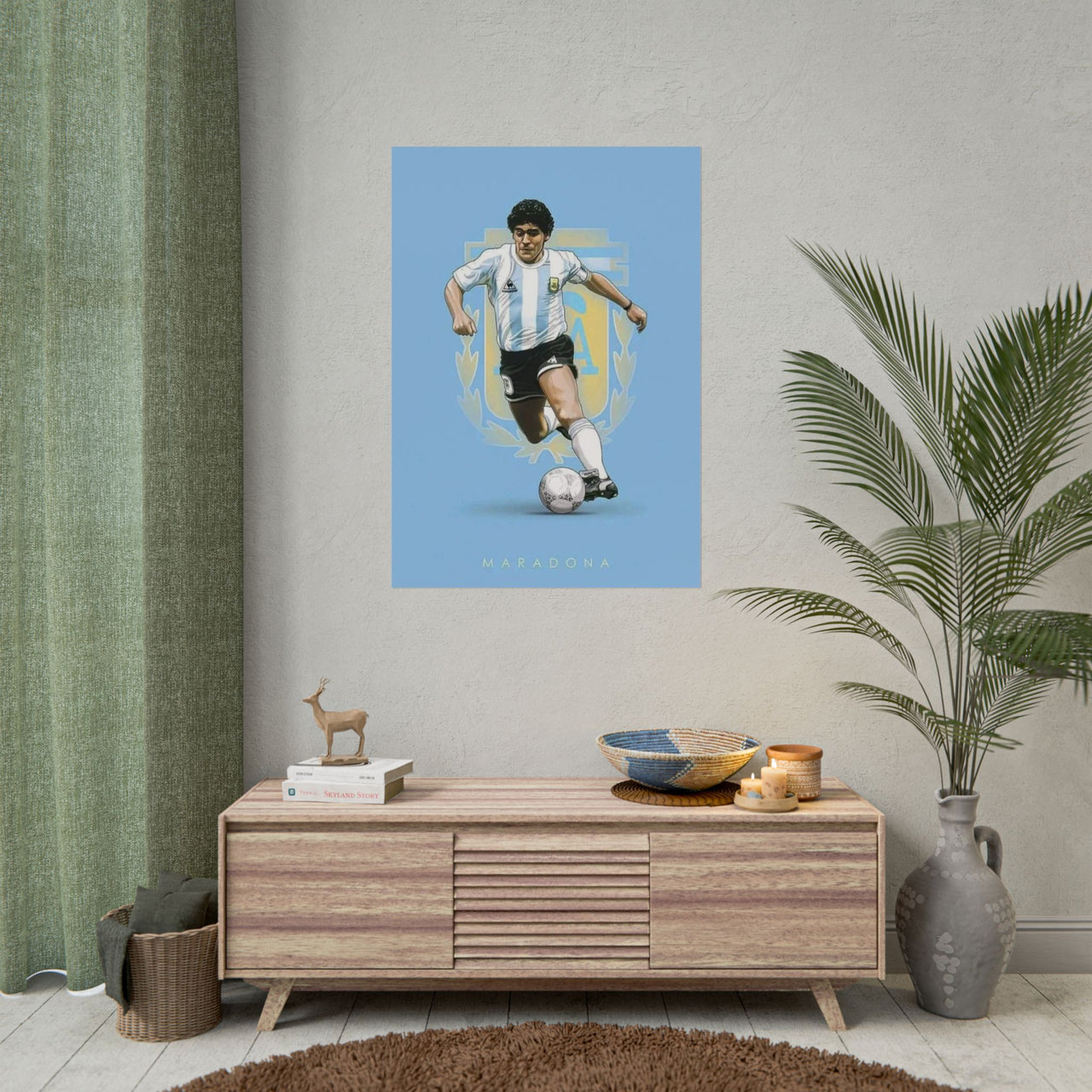 Diego Maradona Argentina Rolled Posters