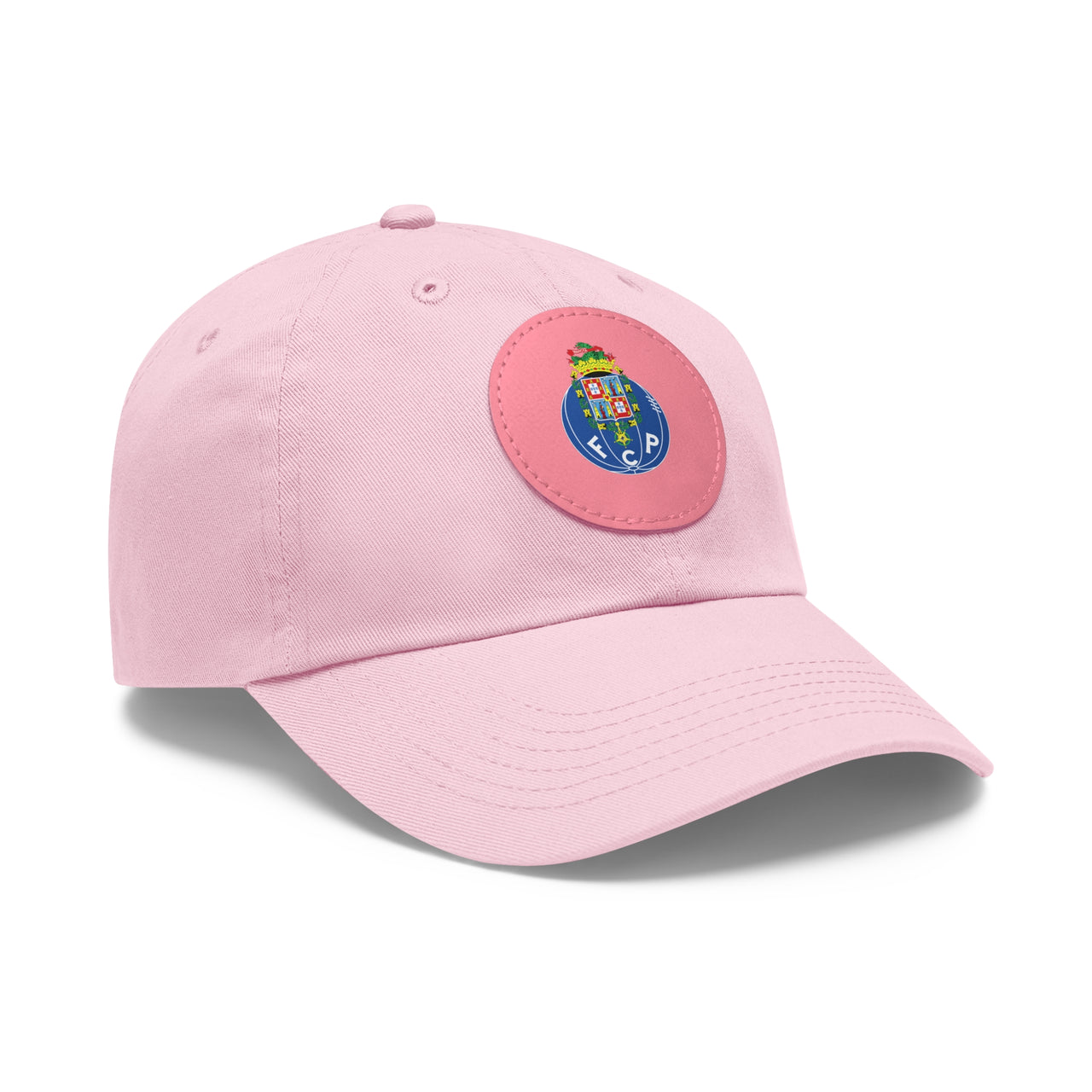 Porto Dad Hat with Leather Patch (Round)