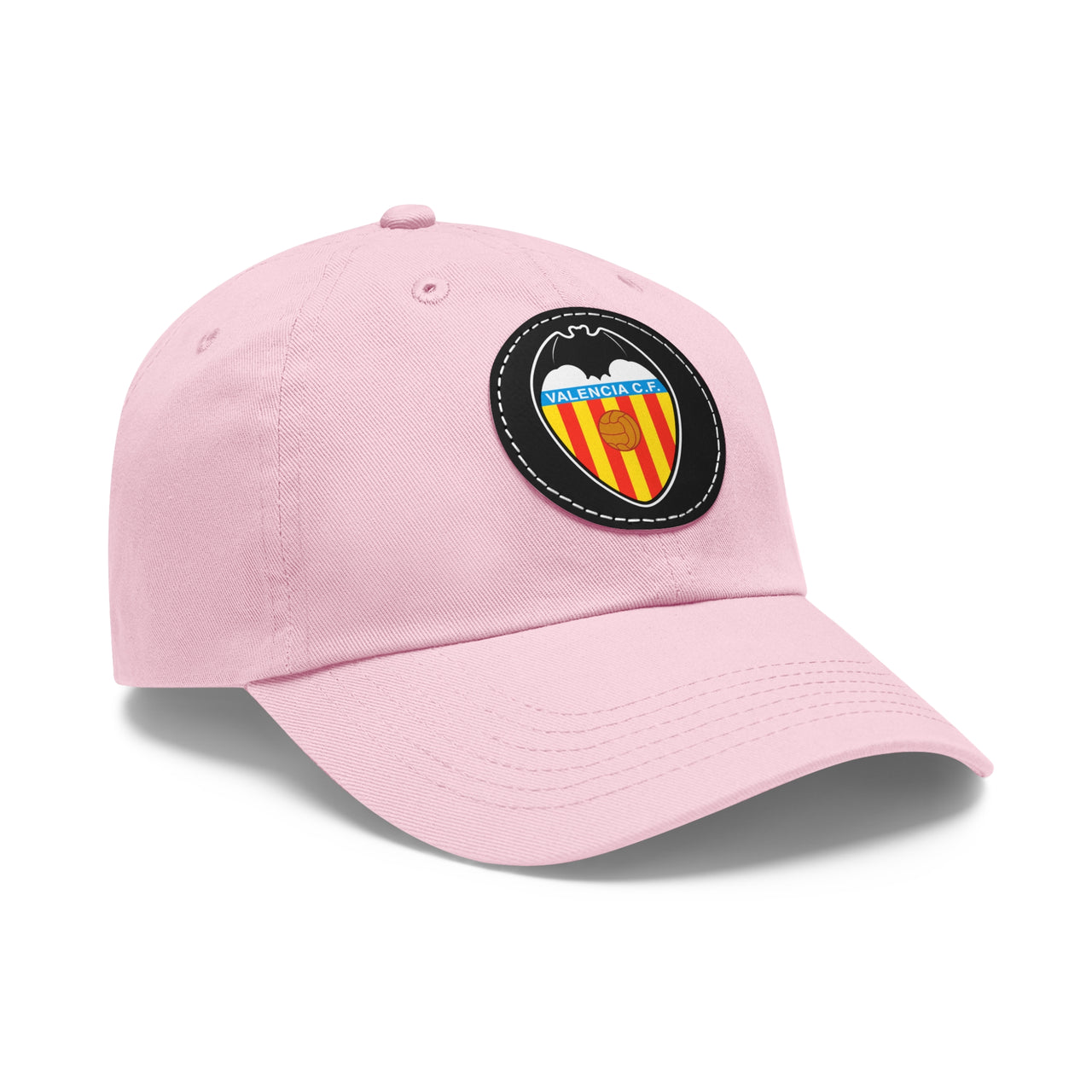 Valencia Dad Hat with Leather Patch (Round)