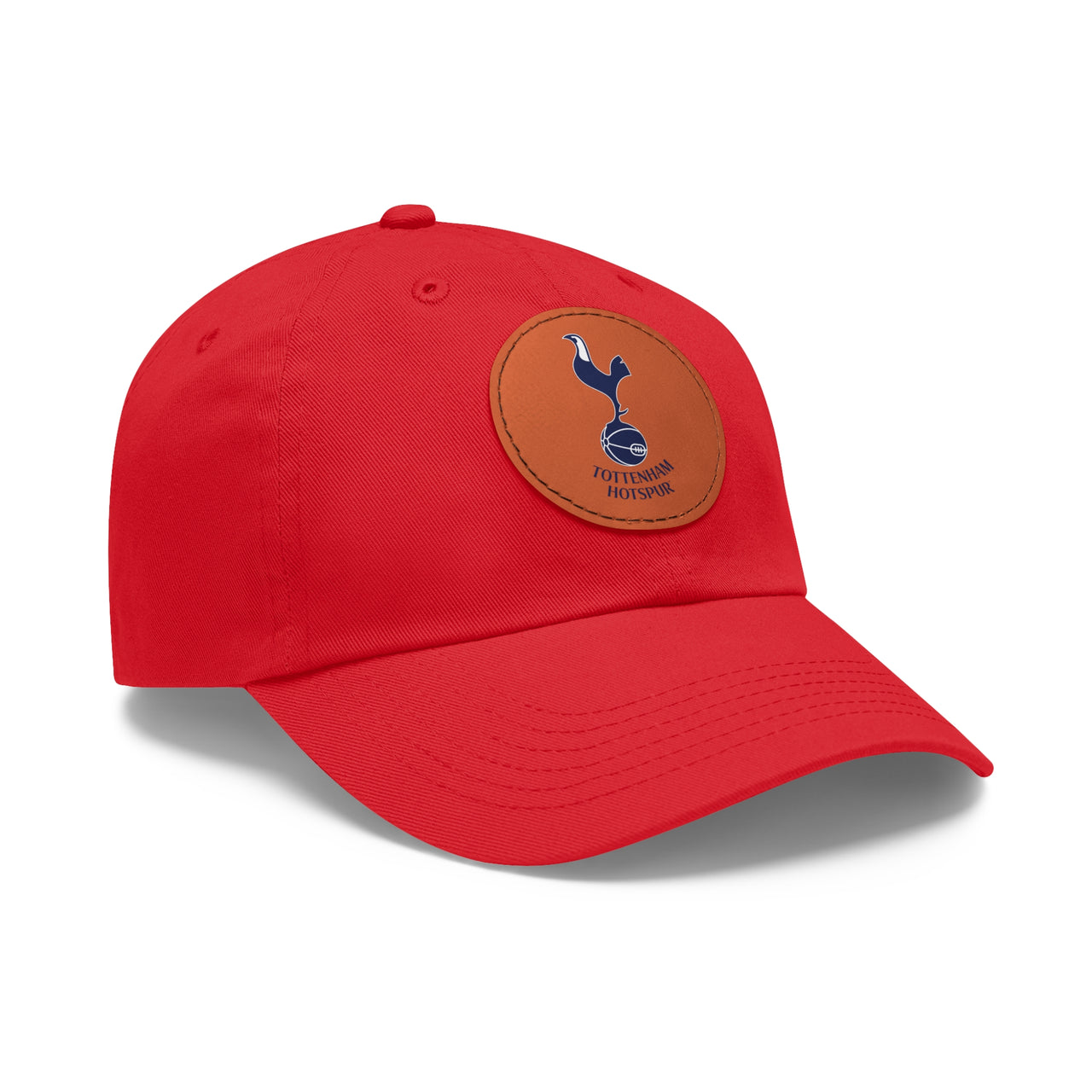 Tottenham Dad Hat with Leather Patch (Round)