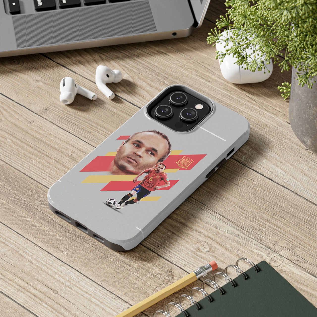 Andrés  Iniesta Spanish National Team Tough Phone Case