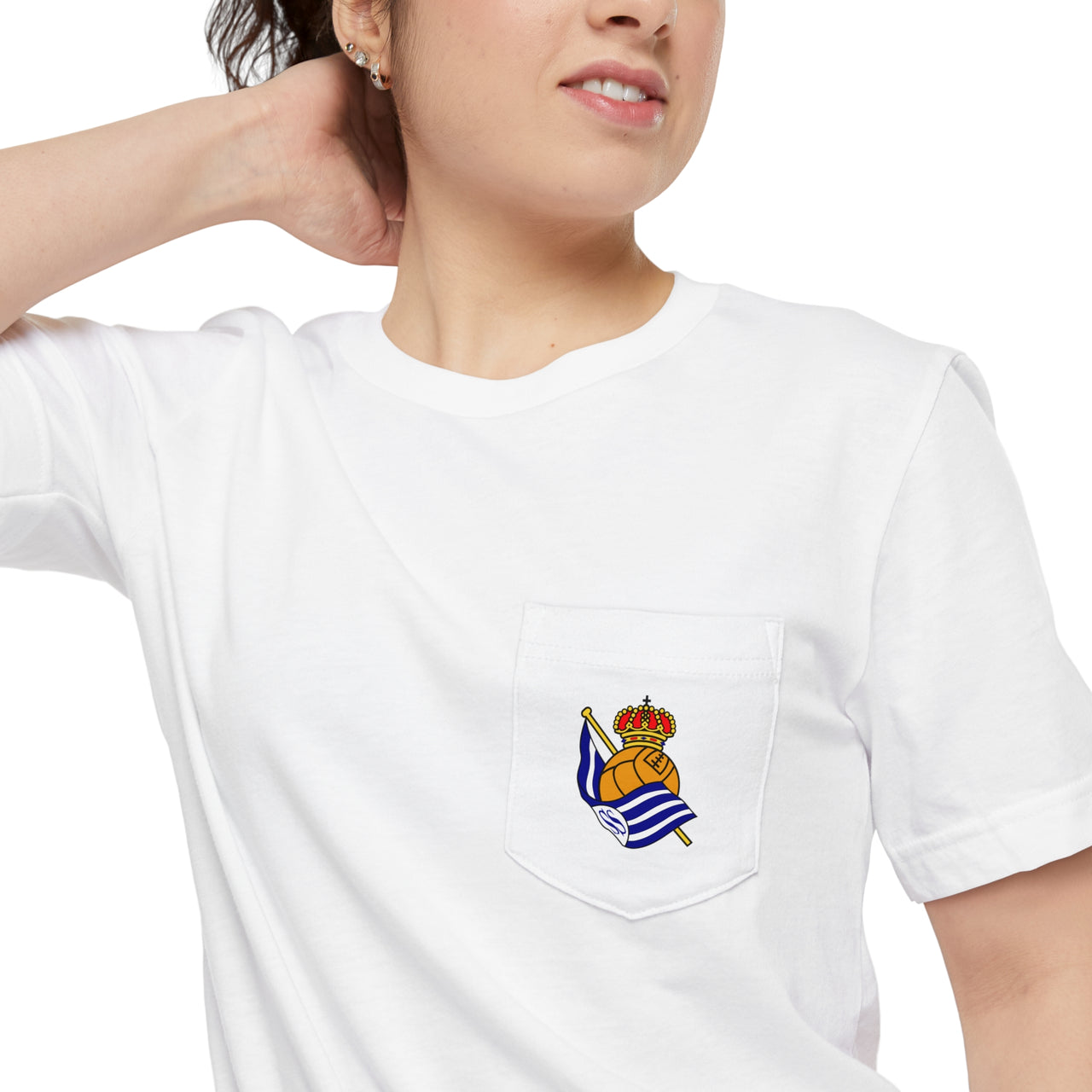 Real Sociedad Unisex Pocket Tee