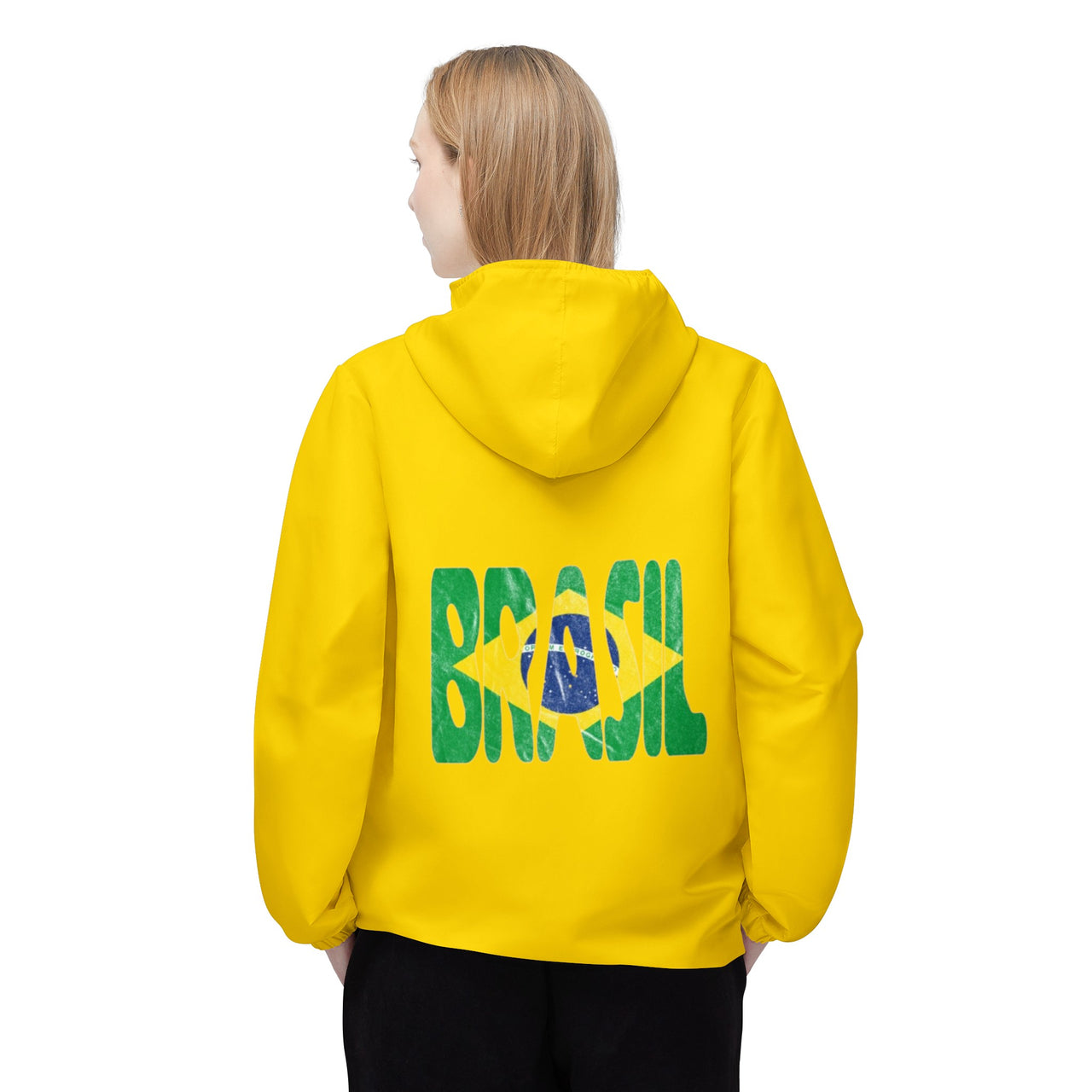 Brazil National Team Unisex Windbreaker Jacket (AOP)