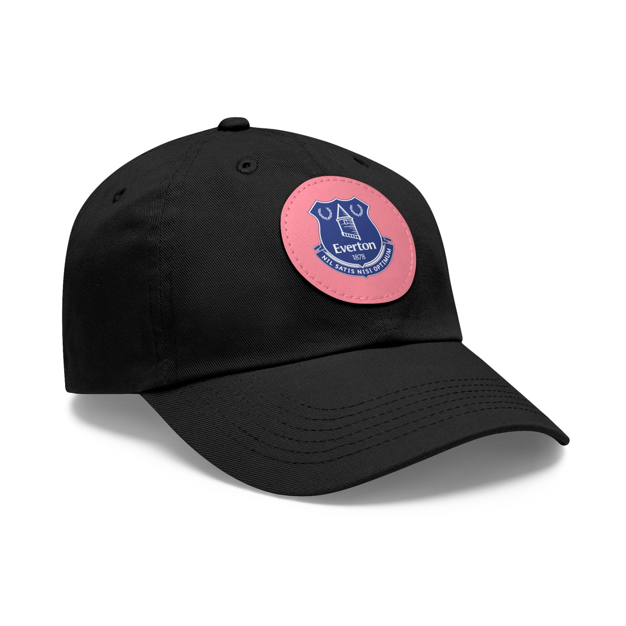 Everton Dad Hat with Leather Patch (Round)