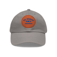 Thumbnail for Porto Dad Hat with Leather Patch (Round)