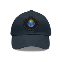 Thumbnail for Porto Dad Hat with Leather Patch (Round)