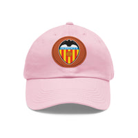 Thumbnail for Valencia Dad Hat with Leather Patch (Round)