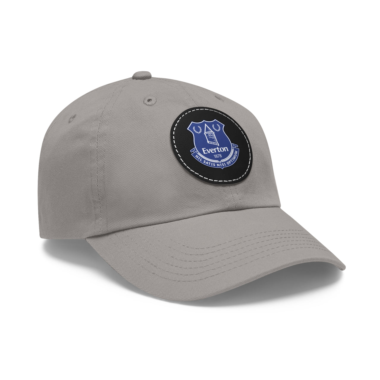 Everton Dad Hat with Leather Patch (Round)