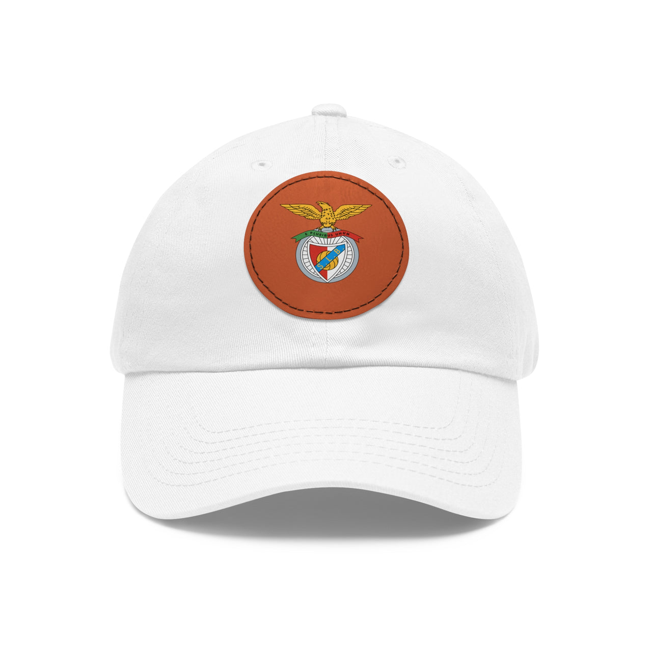 Benfica Dad Hat with Leather Patch (Round)