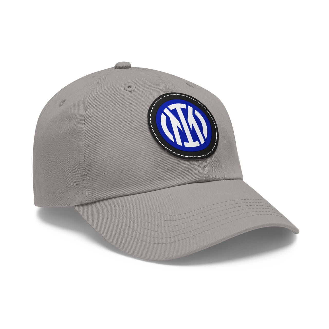 Inter Milan Dad Hat with Leather Patch (Round)