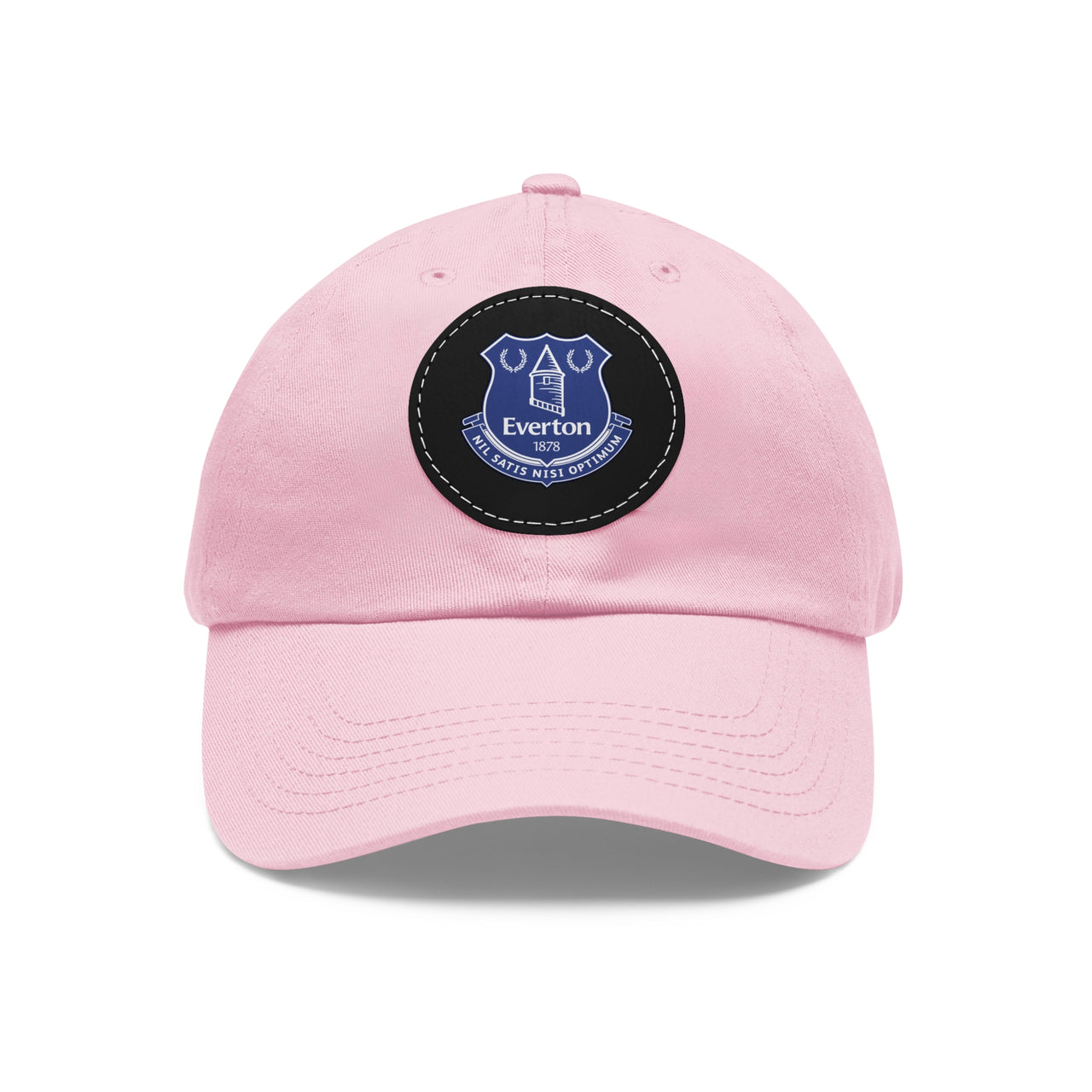 Everton Dad Hat with Leather Patch (Round)