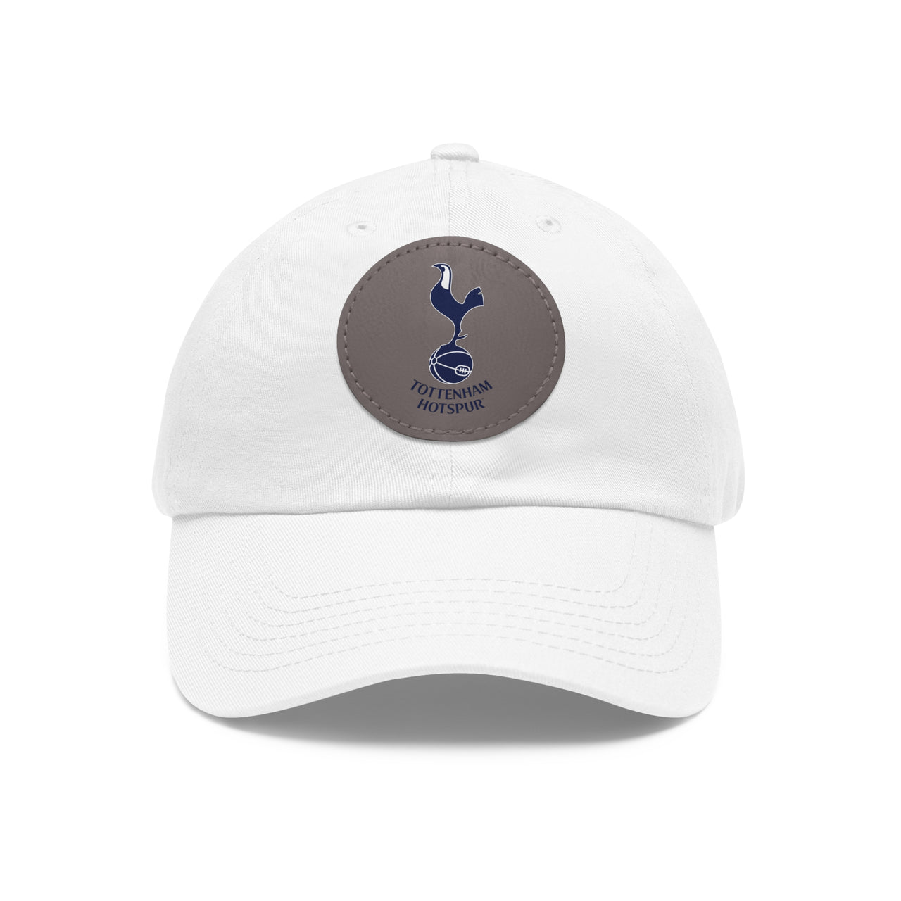 Tottenham Dad Hat with Leather Patch (Round)