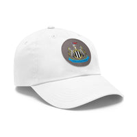 Thumbnail for Newcastle Dad Hat with Leather Patch (Round)