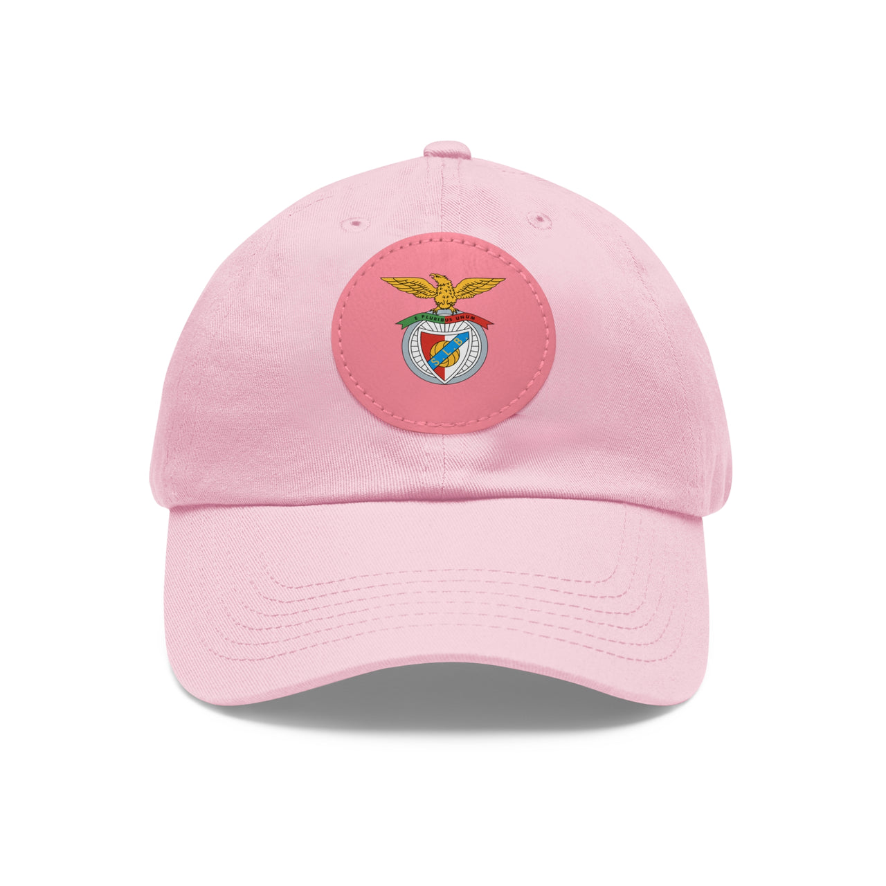 Benfica Dad Hat with Leather Patch (Round)