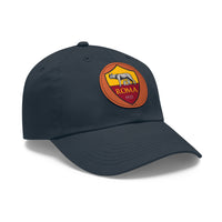 Thumbnail for Roma Dad Hat with Leather Patch (Round)