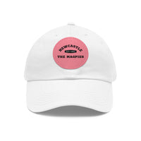 Thumbnail for Newcastle Slogan Dad Hat with Leather Patch (Round)