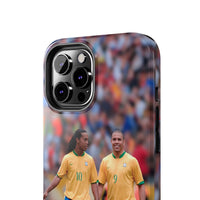 Thumbnail for Ronaldinho and Ronaldo Phenomenon Tough Phone Case - Brazil National Team