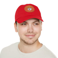 Thumbnail for Benfica Dad Hat with Leather Patch (Round)