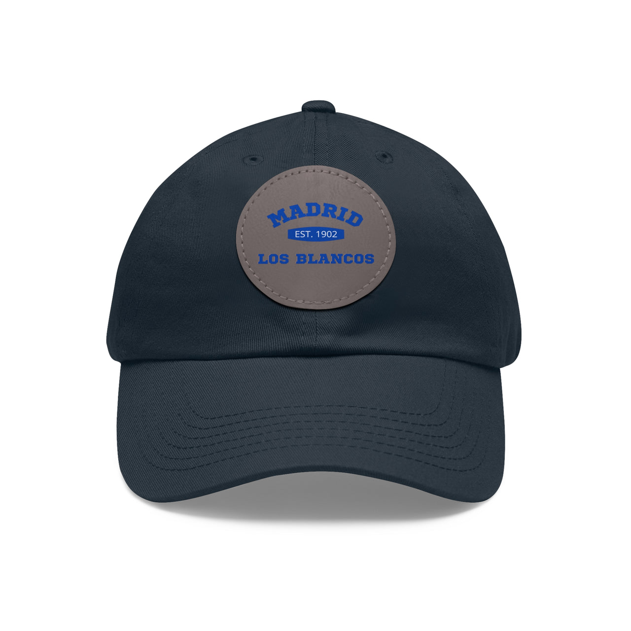 Real Madrid Los Blancos Dad Hat with Leather Patch (Round)