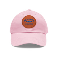 Thumbnail for Porto Dad Hat with Leather Patch (Round)