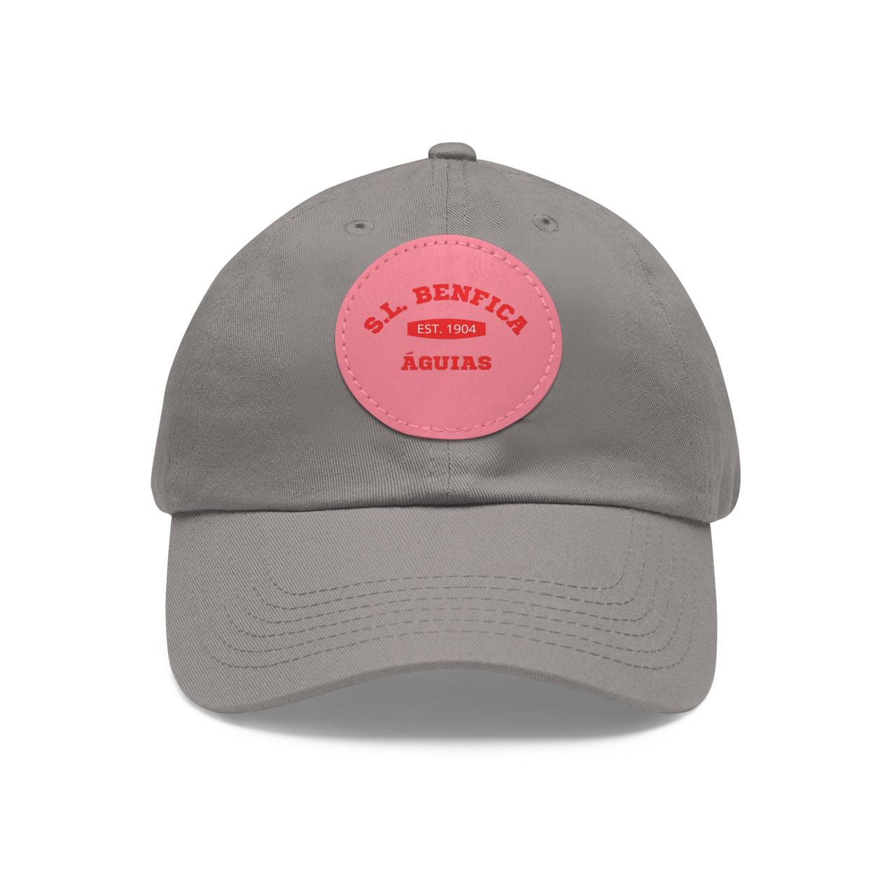 Benfica Dad Hat with Leather Patch (Round)