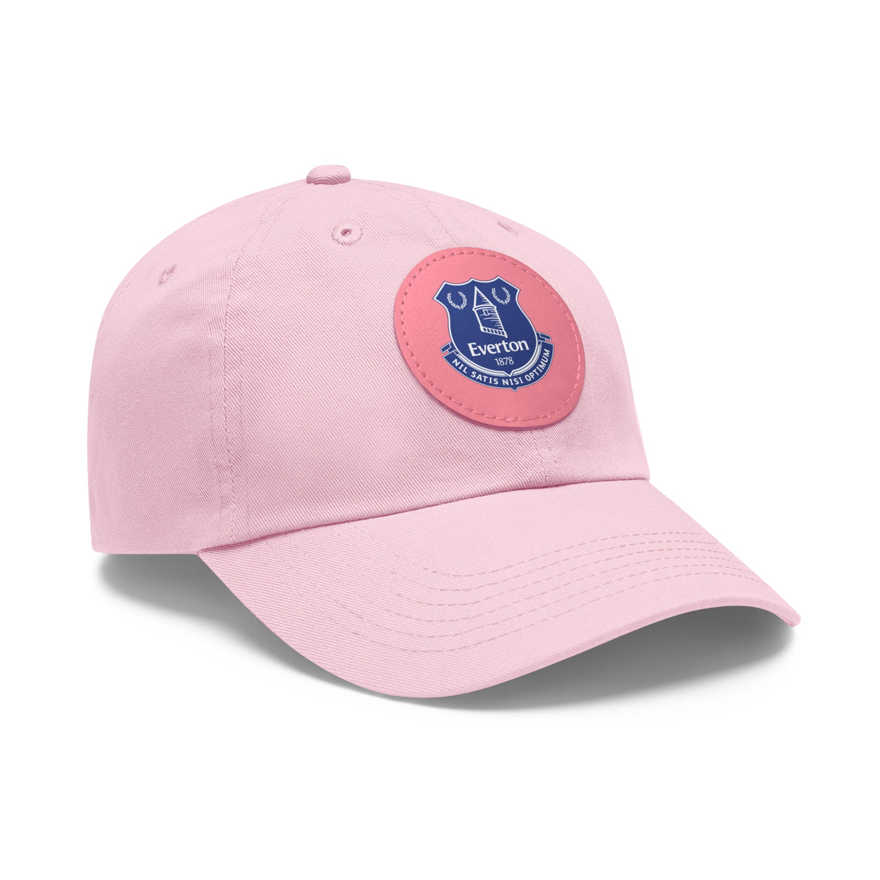 Everton Dad Hat with Leather Patch (Round)