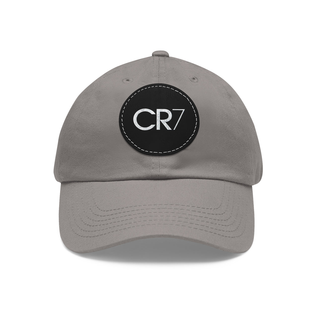 Cristiano Ronaldo CR7 Dad Hat with Leather Patch (Round)