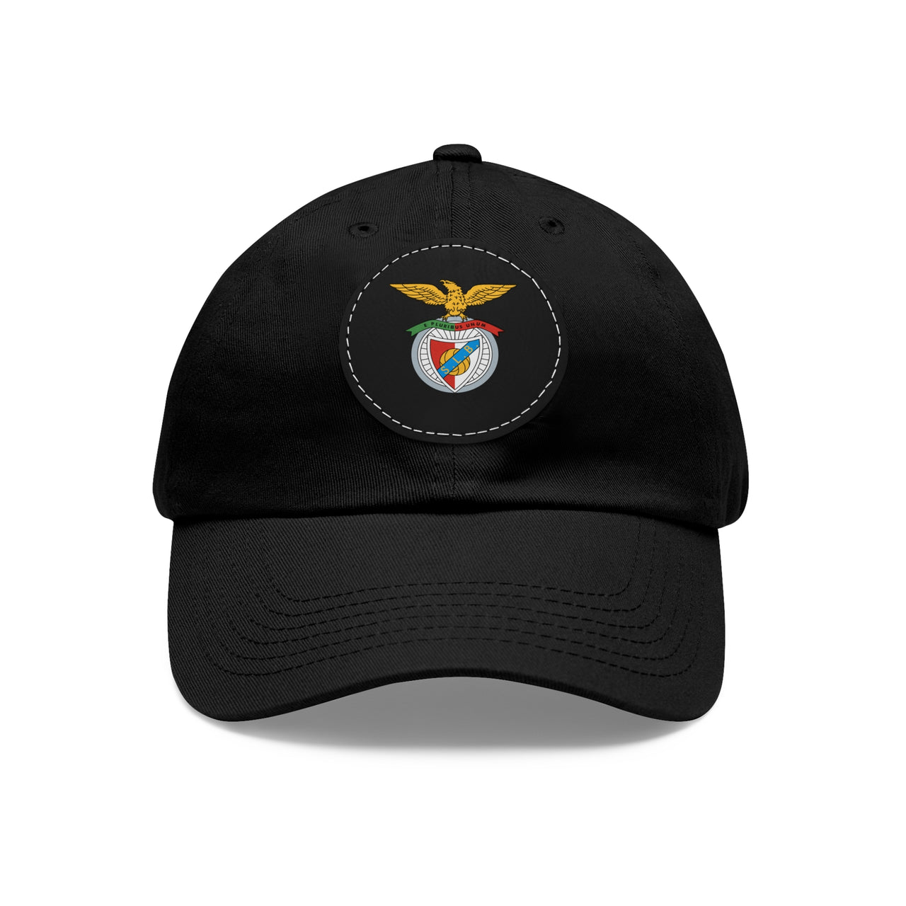 Benfica Dad Hat with Leather Patch (Round)